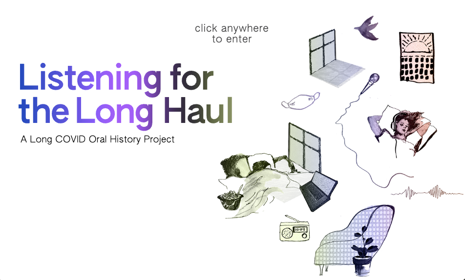 Screencap of the Listening for the Long Haul website's homepage.
